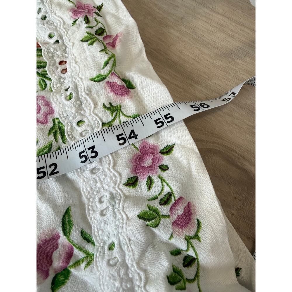FARM Rio Folk Floral Linen Medium Wide-Leg Jumpsuit - Picture 12 of 16
